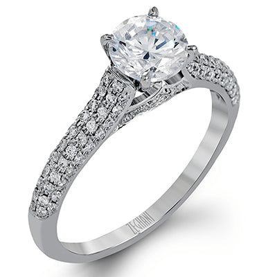 ZR1223 Wedding Set in 14k Gold with Diamonds