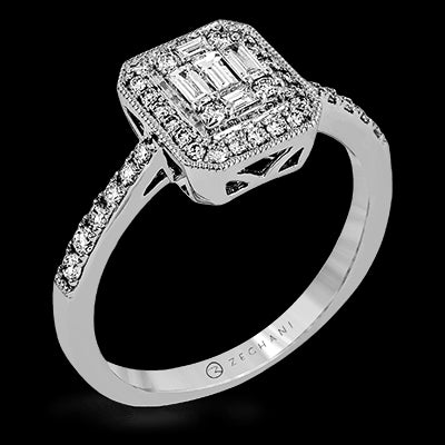 ZR1234 Right Hand Ring in 14k Gold with Diamonds