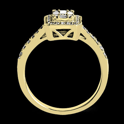 ZR1234 Right Hand Ring in 14k Gold with Diamonds
