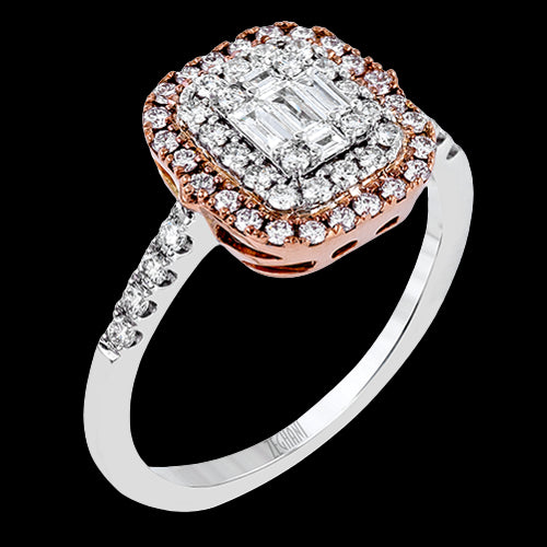 ZR1235 Right Hand Ring in 14k Gold with Diamonds