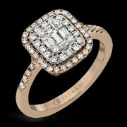 ZR1235 Right Hand Ring in 14k Gold with Diamonds