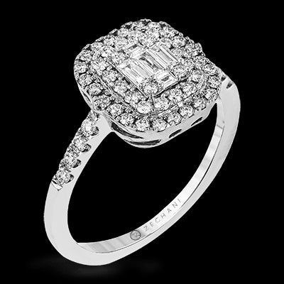 ZR1235 Right Hand Ring in 14k Gold with Diamonds