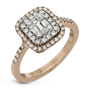 ZR1235 Right Hand Ring in 14k Gold with Diamonds