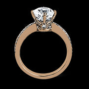 ZR1244 Engagement Ring in 14k Gold with Diamonds