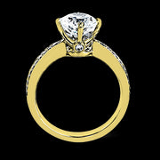 ZR1244 Engagement Ring in 14k Gold with Diamonds