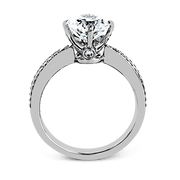 ZR1244 Engagement Ring in 14k Gold with Diamonds