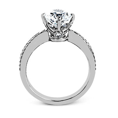 ZR1244 Engagement Ring in 14k Gold with Diamonds