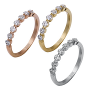 ZR124 Right Hand Ring in 14k Gold with Diamonds