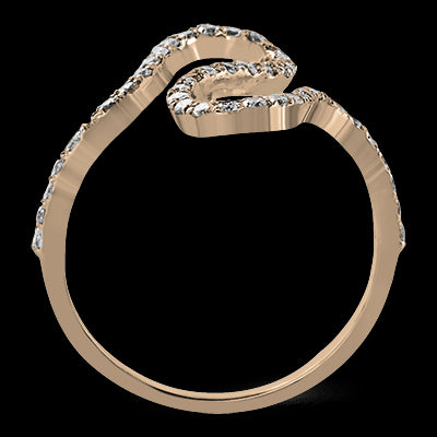 ZR1259 Right Hand Ring in 14k Gold with Diamonds