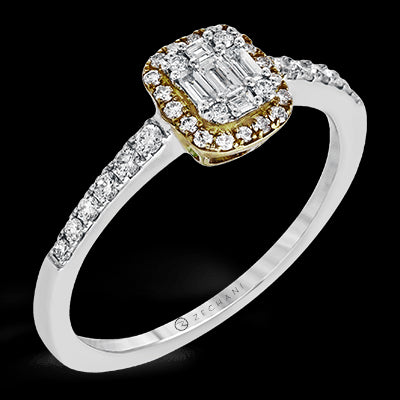 ZR1271 Right Hand Ring in 14k Gold with Diamonds
