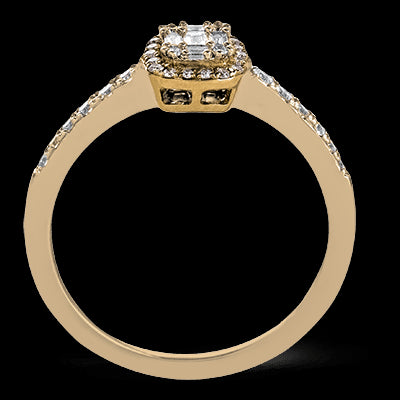 ZR1271 Right Hand Ring in 14k Gold with Diamonds