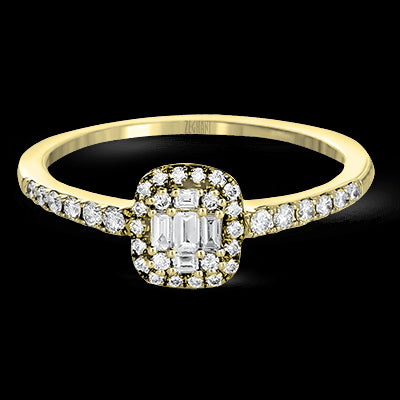 ZR1271 Right Hand Ring in 14k Gold with Diamonds