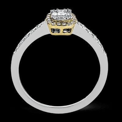 ZR1271 Right Hand Ring in 14k Gold with Diamonds