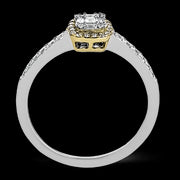 ZR1271 Right Hand Ring in 14k Gold with Diamonds