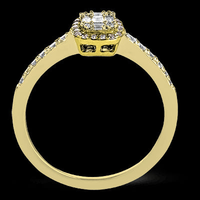 ZR1271 Right Hand Ring in 14k Gold with Diamonds
