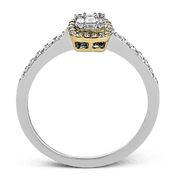 ZR1271 Right Hand Ring in 14k Gold with Diamonds