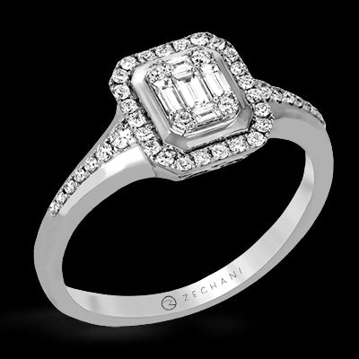 ZR1276 Right Hand Ring in 14k Gold with Diamonds