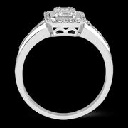 ZR1276 Right Hand Ring in 14k Gold with Diamonds