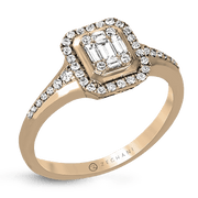 ZR1276 Right Hand Ring in 14k Gold with Diamonds