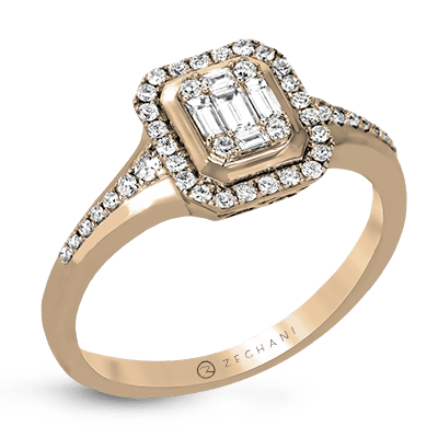 ZR1276 Right Hand Ring in 14k Gold with Diamonds