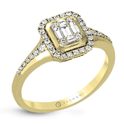 ZR1276 Right Hand Ring in 14k Gold with Diamonds