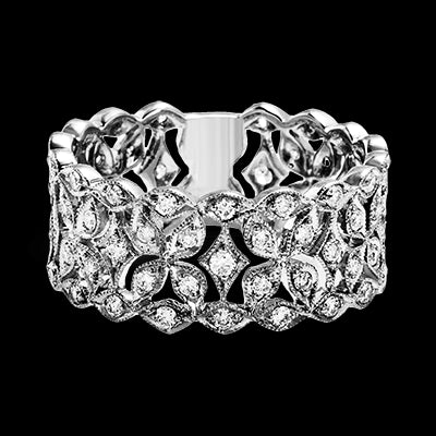 ZR1294 Right Hand Ring in 14k Gold with Diamonds