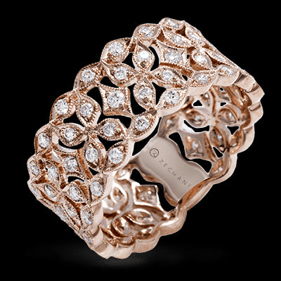 ZR1294 Right Hand Ring in 14k Gold with Diamonds