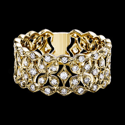 ZR1294 Right Hand Ring in 14k Gold with Diamonds