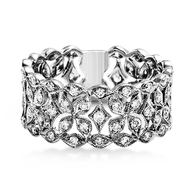 ZR1294 Right Hand Ring in 14k Gold with Diamonds