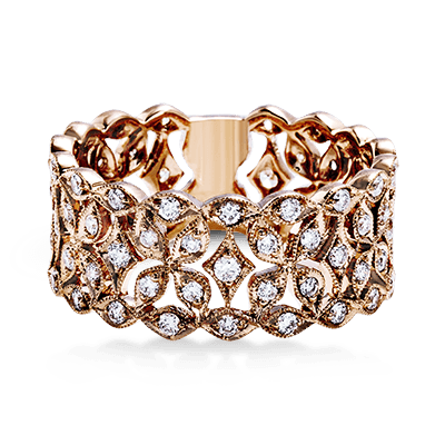 ZR1294 Right Hand Ring in 14k Gold with Diamonds