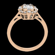 ZR1318 Right Hand Ring in 14k Gold with Diamonds