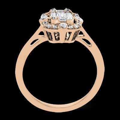ZR1318 Right Hand Ring in 14k Gold with Diamonds