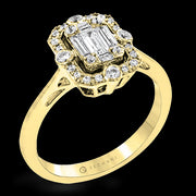ZR1318 Right Hand Ring in 14k Gold with Diamonds
