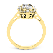 ZR1318 Right Hand Ring in 14k Gold with Diamonds
