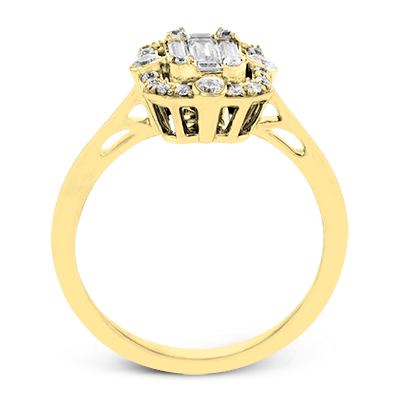 ZR1318 Right Hand Ring in 14k Gold with Diamonds