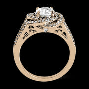 ZR1324 Engagement Ring in 14k Gold with Diamonds
