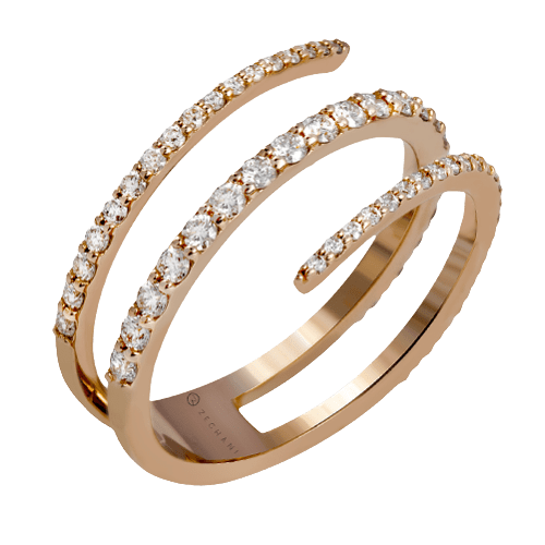 ZR1342 Right Hand Ring in 14k Gold with Diamonds