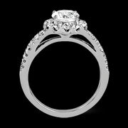 ZR1346 Engagement Ring in 14k Gold with Diamonds