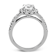 ZR1346 Engagement Ring in 14k Gold with Diamonds