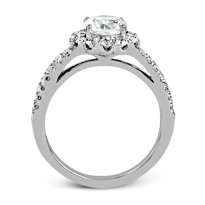 ZR1346 Engagement Ring in 14k Gold with Diamonds