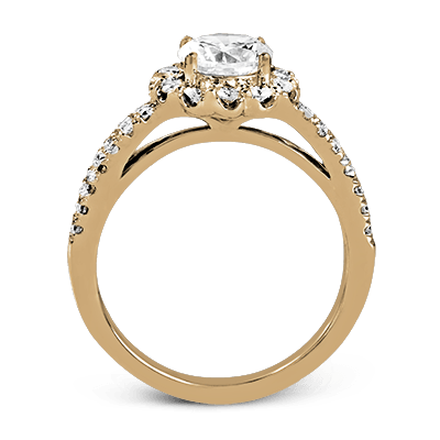 ZR1346 Engagement Ring in 14k Gold with Diamonds