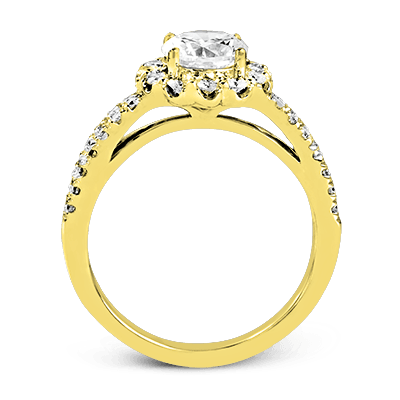 ZR1346 Engagement Ring in 14k Gold with Diamonds