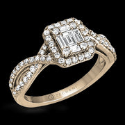 ZR1347 Right Hand Ring in 14k Gold with Diamonds
