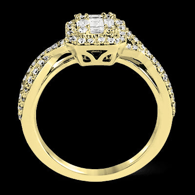 ZR1347 Right Hand Ring in 14k Gold with Diamonds
