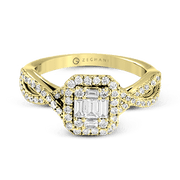 ZR1347 Right Hand Ring in 14k Gold with Diamonds
