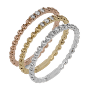ZR1355 Right Hand Ring in 14k Gold with Diamonds