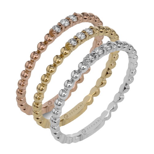 ZR1355 Right Hand Ring in 14k Gold with Diamonds