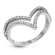 ZR1357 Right Hand Ring in 14k Gold with Diamonds