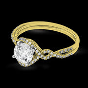 ZR1358 Engagement Ring in 14k Gold with Diamonds