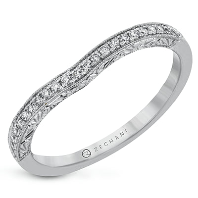 ZR1383 Engagement Ring in 14k Gold with Diamonds